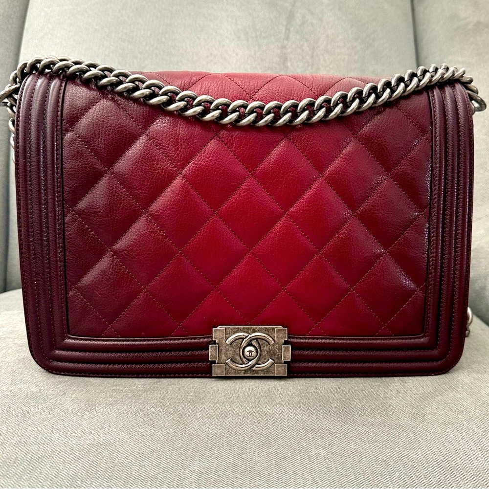 Chanel Ombré XL Boy Bag